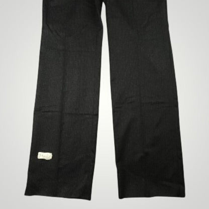 Vintage 80s Classic Fit Wool Double Breasted Chalk Stripe Suit 43L/37