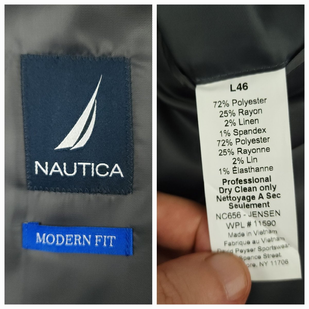 Unstructured Hopsack  Patch Pocket Sport Coat 46L