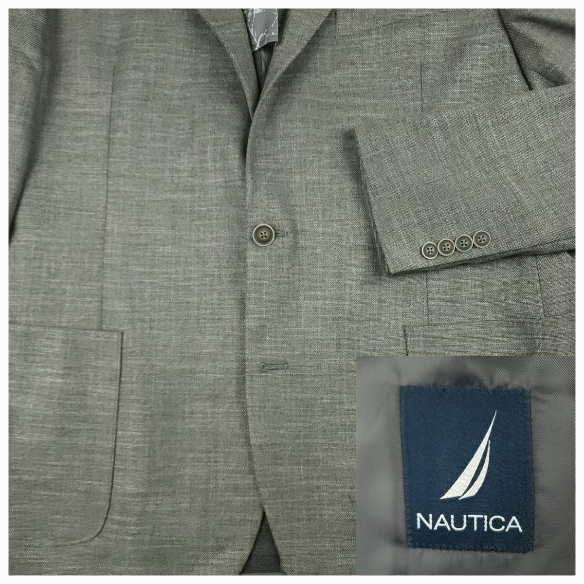 Unstructured Hopsack  Patch Pocket Sport Coat 46L