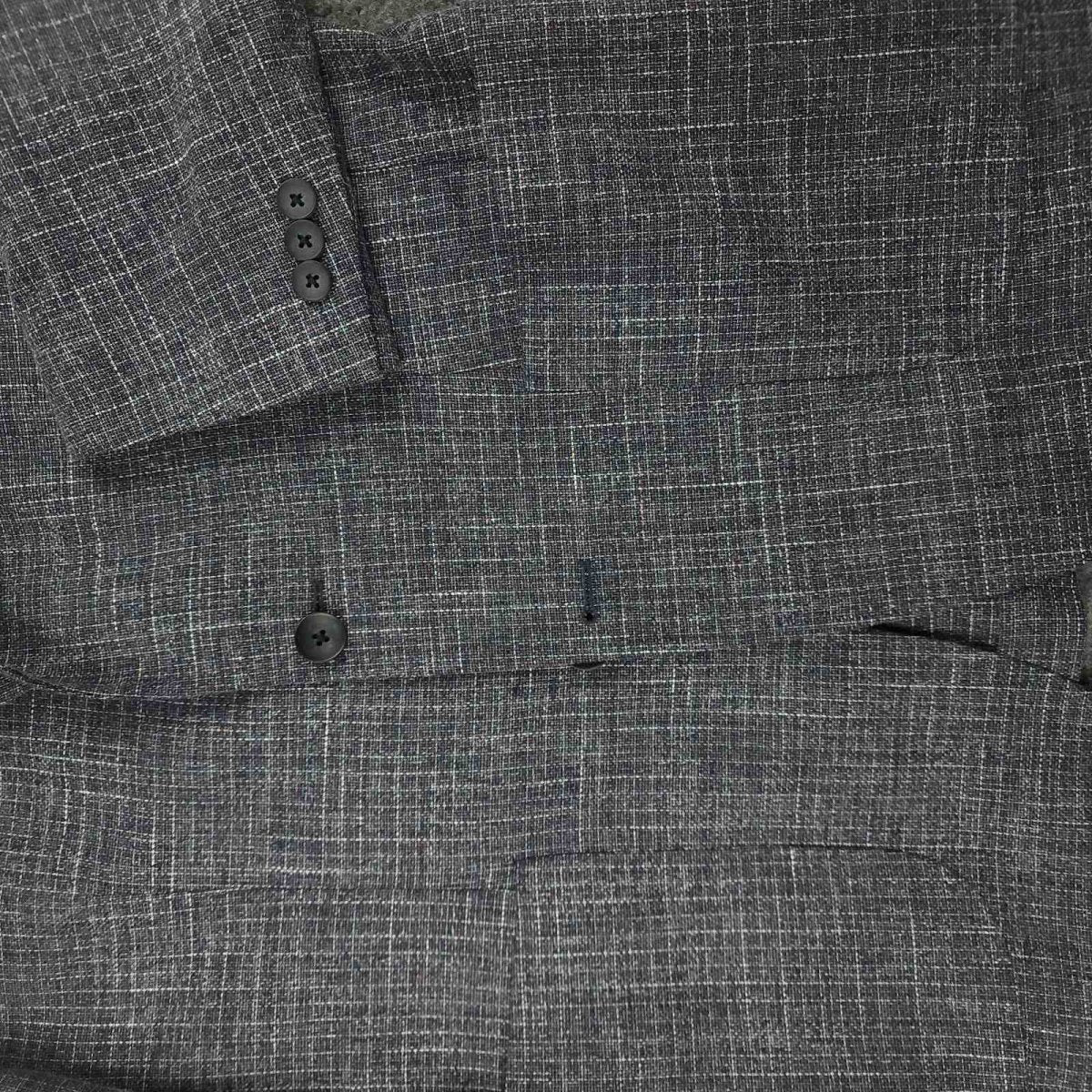 1901 Unstructured Hopsack Patch Pocket Cotton Wool Sport Coat 38R