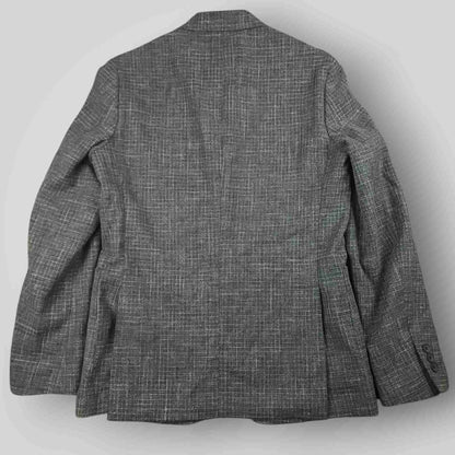 1901 Unstructured Hopsack Patch Pocket Cotton Wool Sport Coat 38R