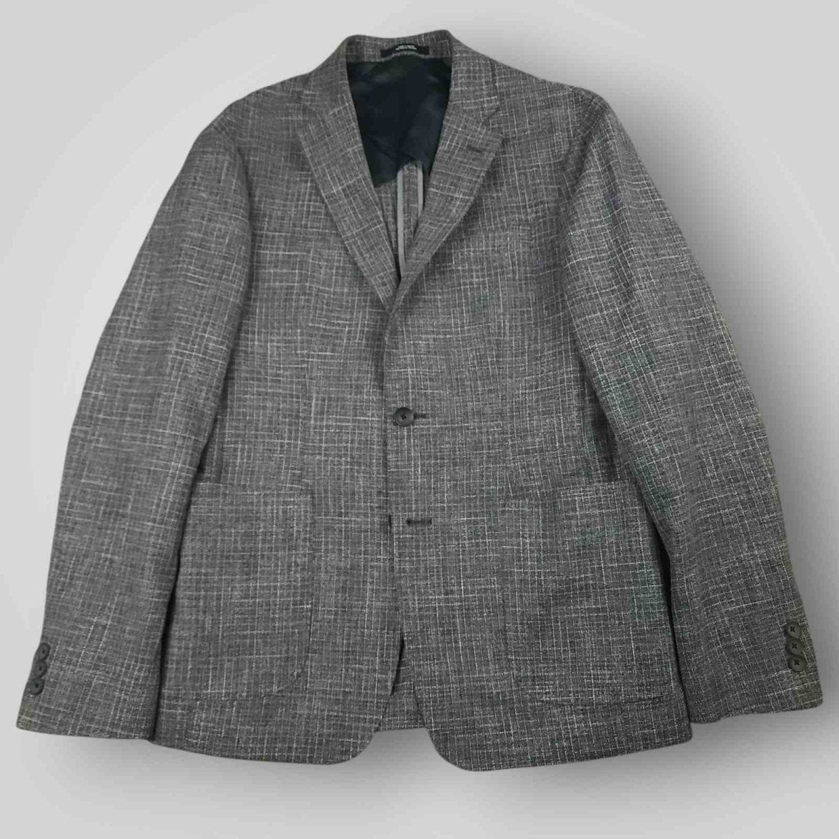 1901 Unstructured Hopsack Patch Pocket Cotton Wool Sport Coat 38R