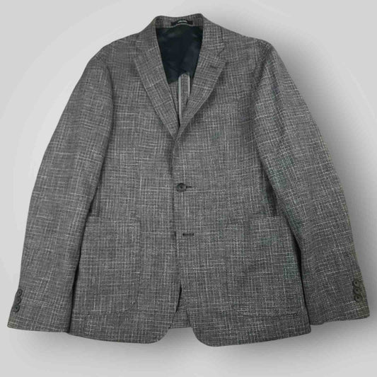 1901 Unstructured Hopsack Patch Pocket Cotton Wool Sport Coat 38R