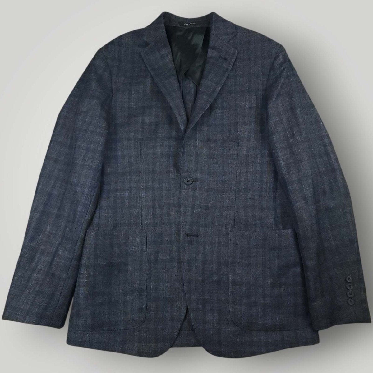 Nordstrom Unstructured Hopsack Patch Pocket Wool Silk Linen Sport Coat 38R