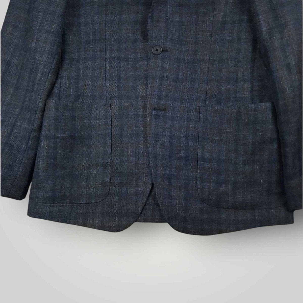 Nordstrom Unstructured Hopsack Patch Pocket Wool Silk Linen Sport Coat 38R