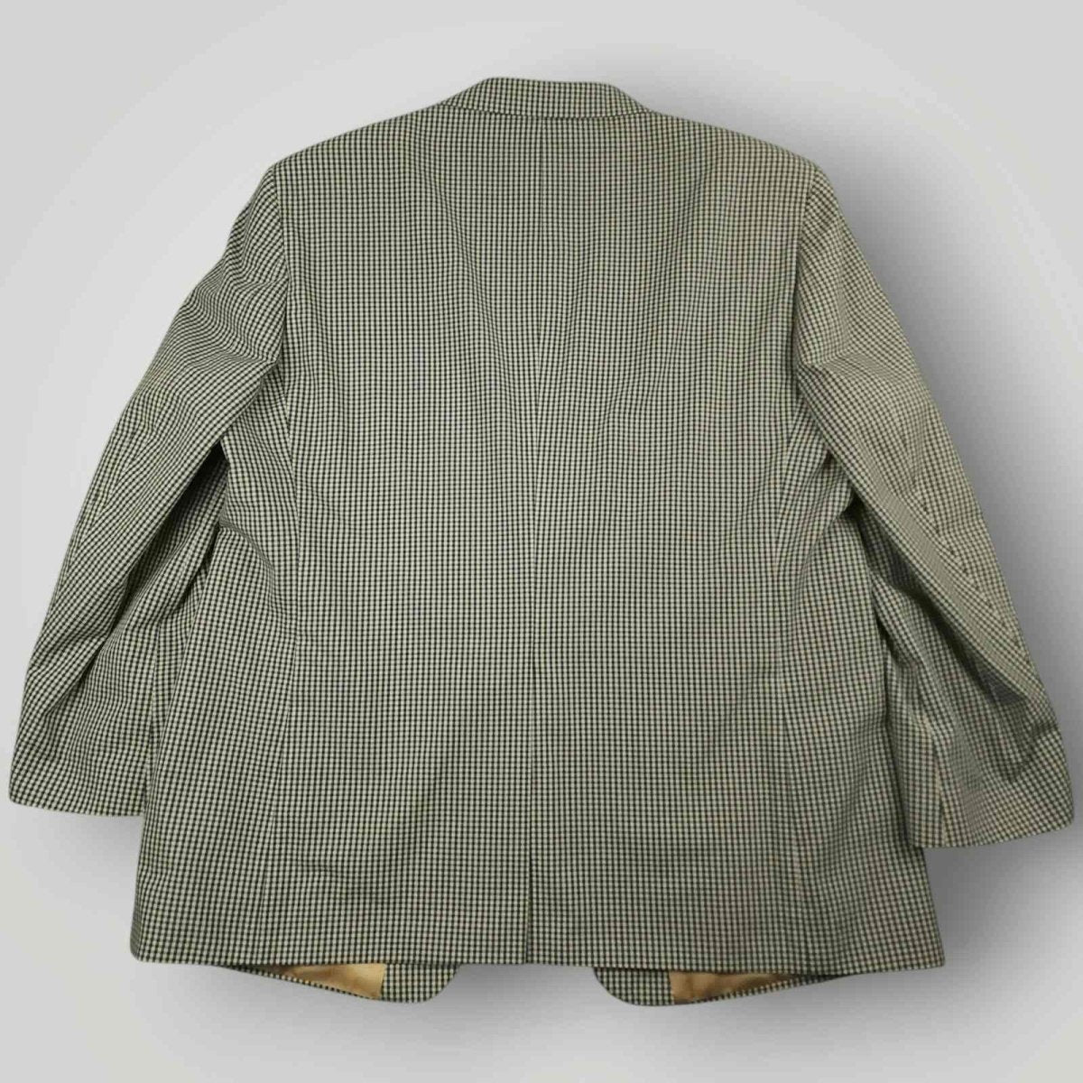 Orvis Cotton Blend Travel 3 Roll 2 Gingham Check Sport Coat 48R