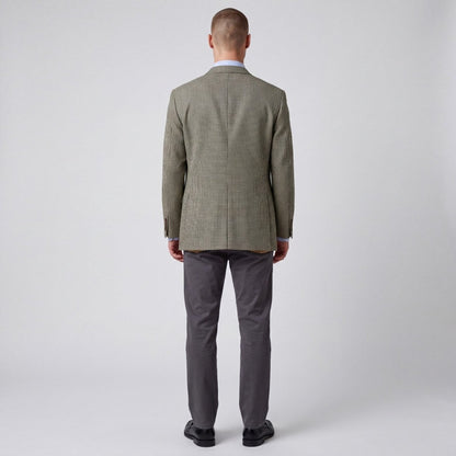 Orvis Cotton Blend Travel 3 Roll 2 Gingham Check Sport Coat 48R