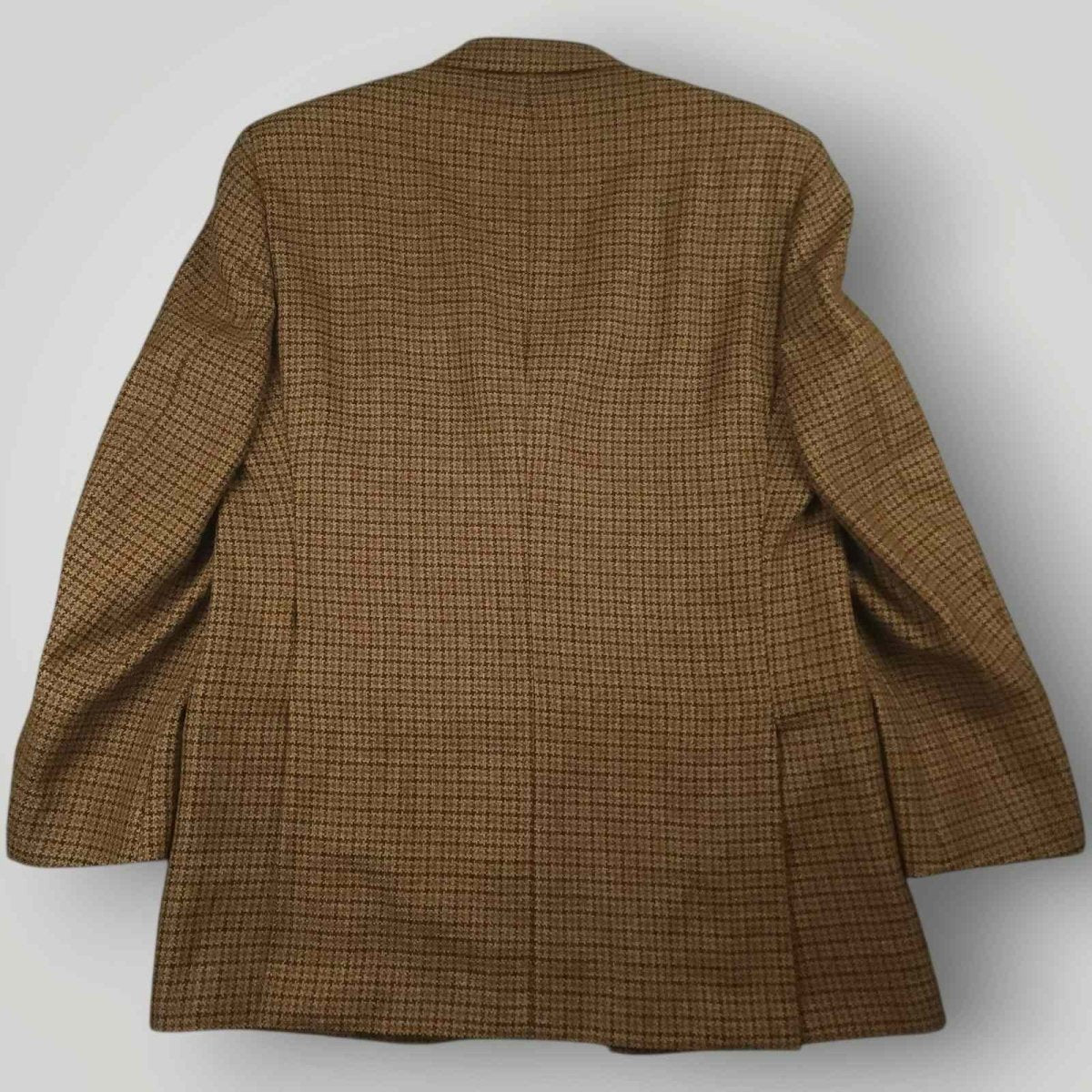 Vintage 90s Paul Stuart Slim Fit Gun Club Check Wool Sport Coat Mens 44L