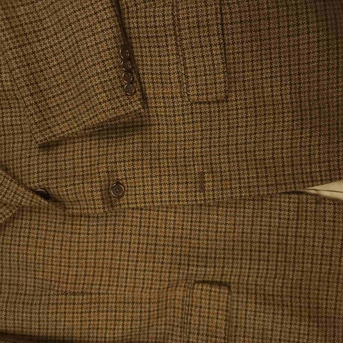 Vintage 90s Paul Stuart Slim Fit Gun Club Check Wool Sport Coat Mens 44L