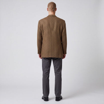 Vintage 90s Paul Stuart Slim Fit Gun Club Check Wool Sport Coat Mens 44L