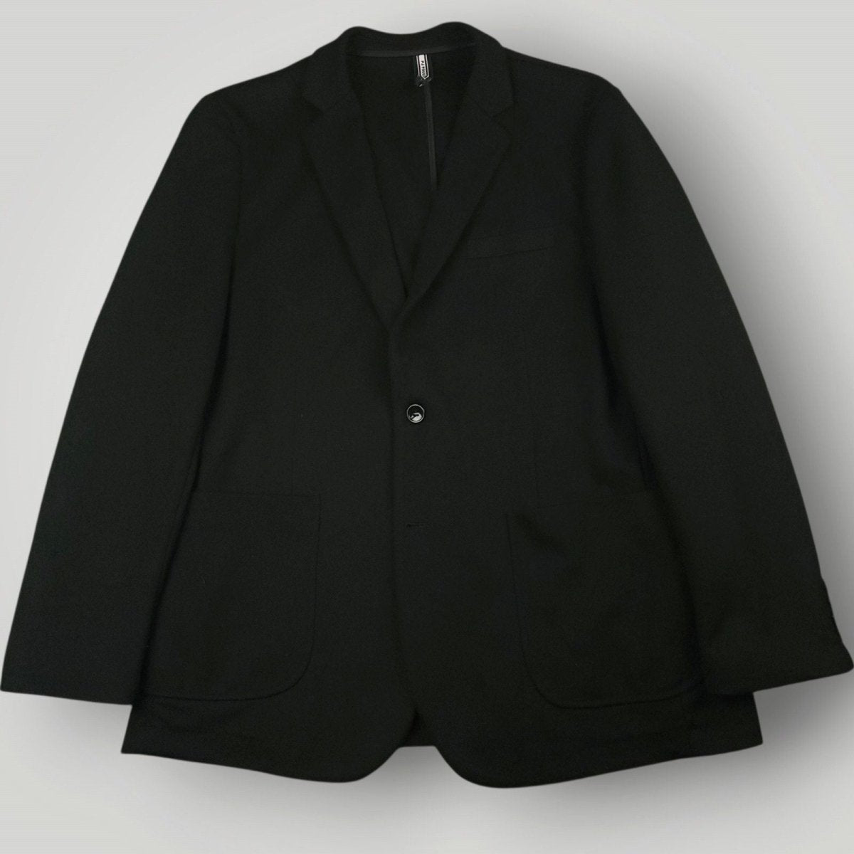 PJ Paul Jones Modern Fit Unstructured Hopsack Travel Patch Pocket Sport Coat 46R