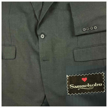Samuelsohn Wool Classic Fit Wide Lapel Sport Coat 42L