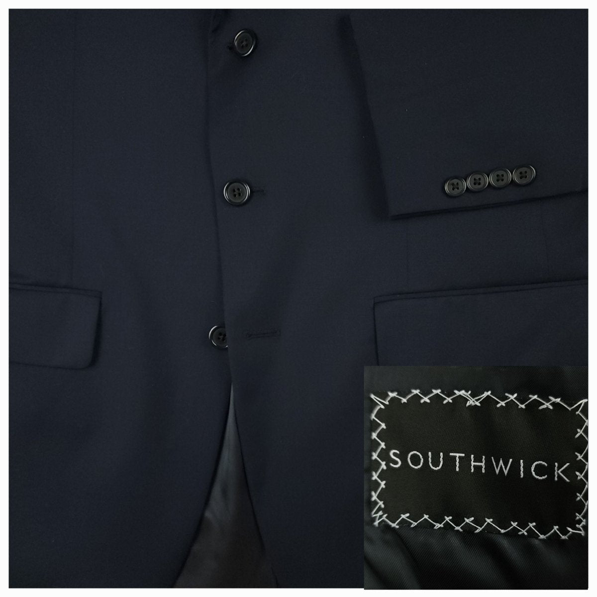 Classic Fit Wool 3 Button Bespoke Sport Coat 40R