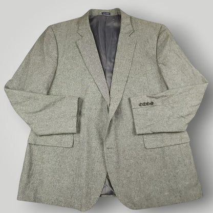 Pique Linen Cotton Unstructured Slim Fit  Sport Coat 50R