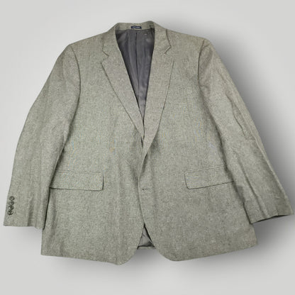 Pique Linen Cotton Unstructured Slim Fit  Sport Coat 50R