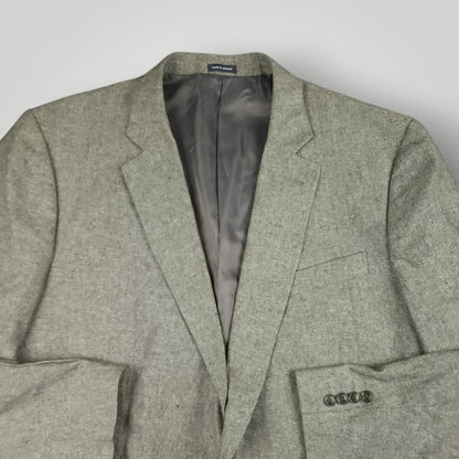 Pique Linen Cotton Unstructured Slim Fit  Sport Coat 50R