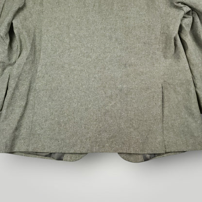 Pique Linen Cotton Unstructured Slim Fit  Sport Coat 50R