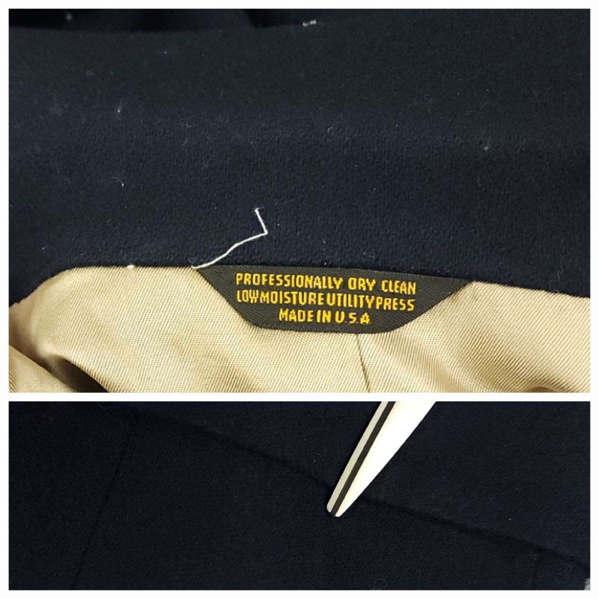 Vintage 80s Strathmore Slim Fit Doeskin Flannel Wool Patch Pocket Sport Coat 44R