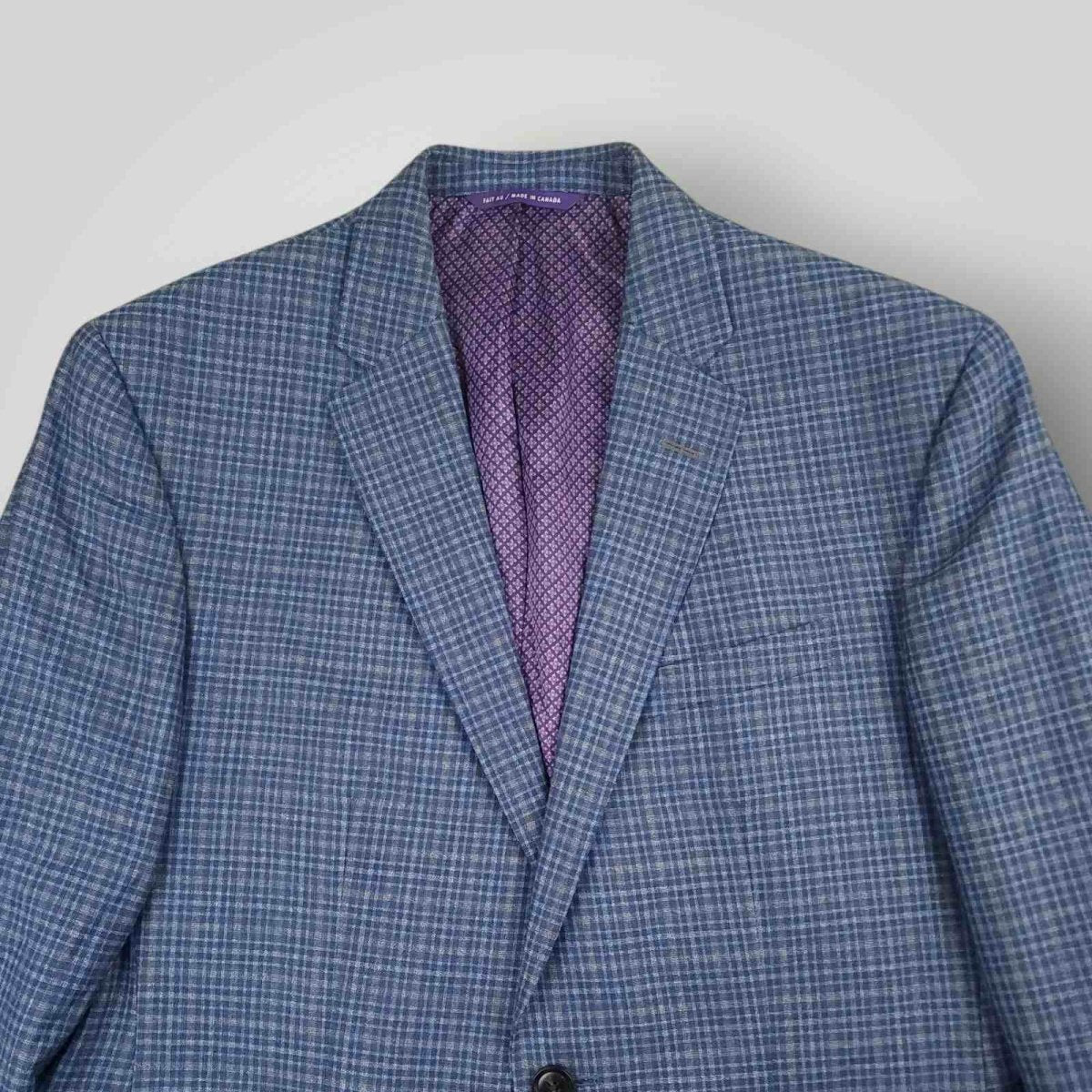 Ted Baker Endurance Jay Trim Fit Wool Check Sport Coat 40R