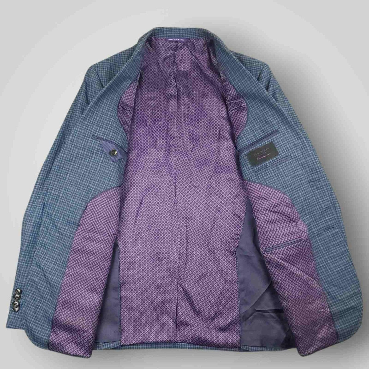 Ted Baker Endurance Jay Trim Fit Wool Check Sport Coat 40R