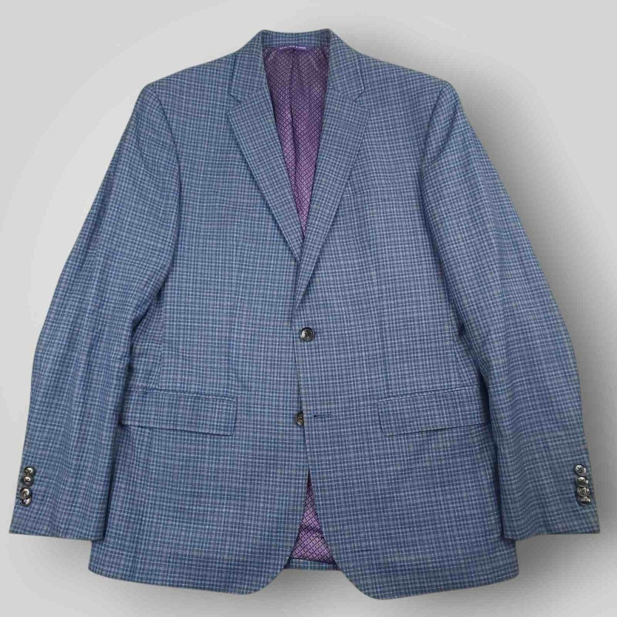 Ted Baker Endurance Jay Trim Fit Wool Check Sport Coat 40R