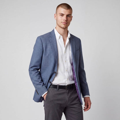 Ted Baker Endurance Jay Trim Fit Wool Check Sport Coat 40R