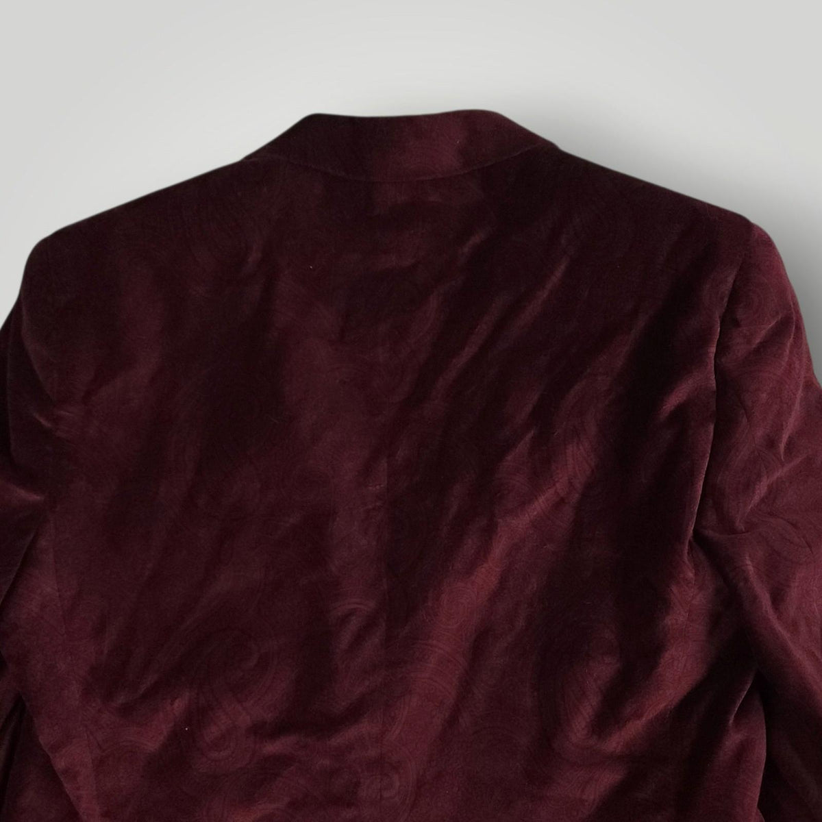 Tommy Hilfiger Modern Fit Crushed Velvet Embossed Paisley Sport Coat 38S