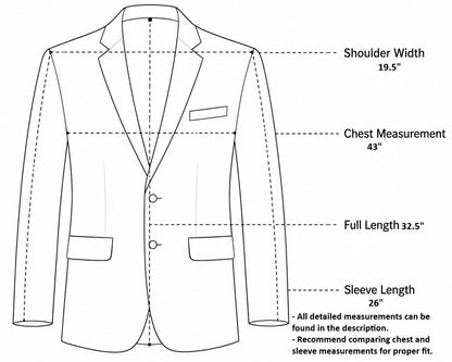 Modern Fit Performance Wool Blend Suit 42L/38S