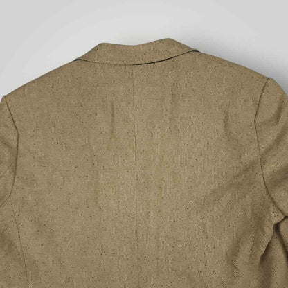 Slim Fit Speckled Wool Blend Patch Pocket Sport Coat 46R