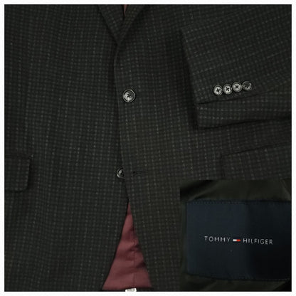Slim Fit Performance Wool Blend Shadow Check Sport Coat 46R