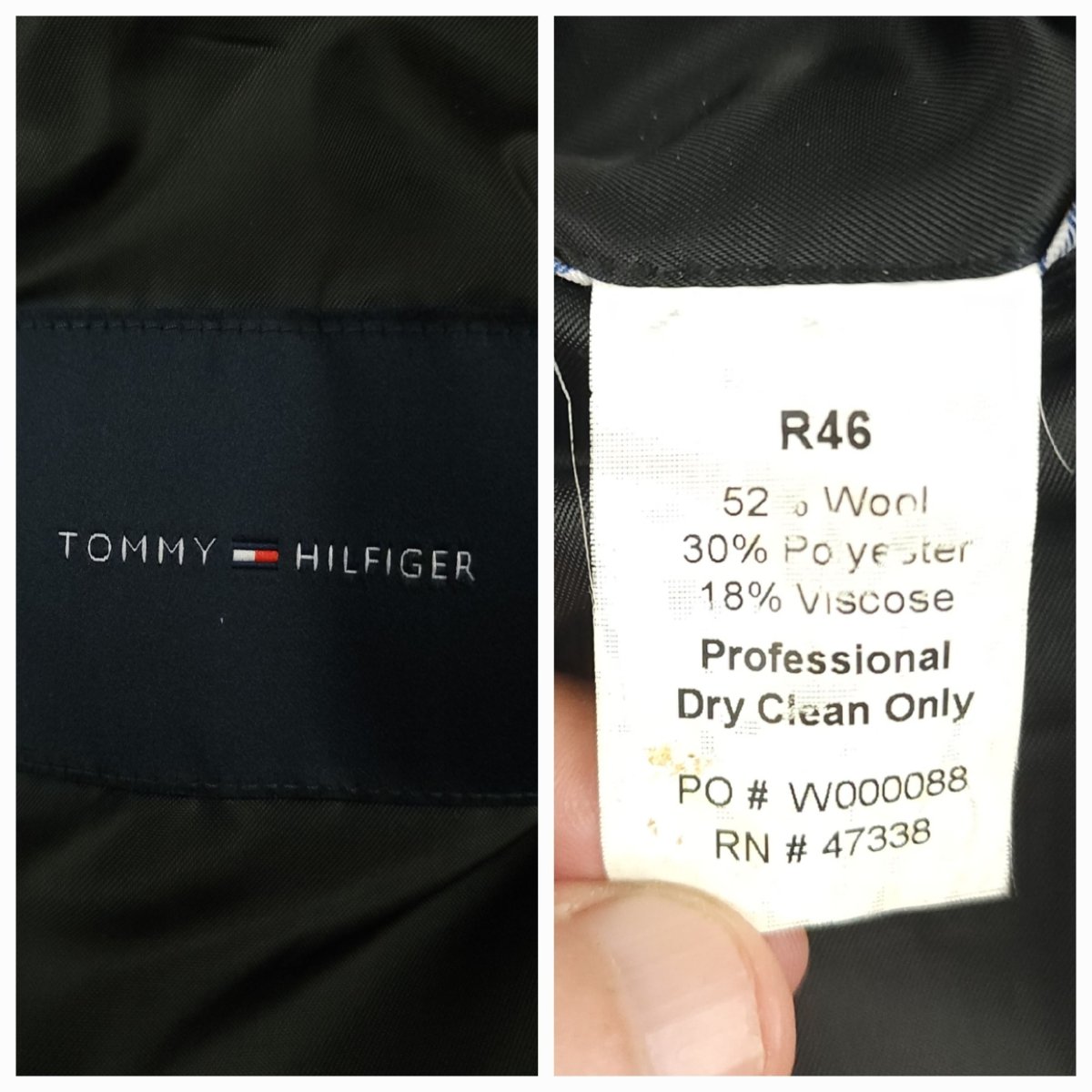 Slim Fit Performance Wool Blend Shadow Check Sport Coat 46R