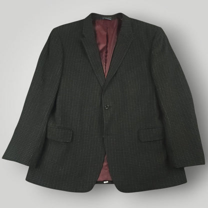 Slim Fit Performance Wool Blend Shadow Check Sport Coat 46R