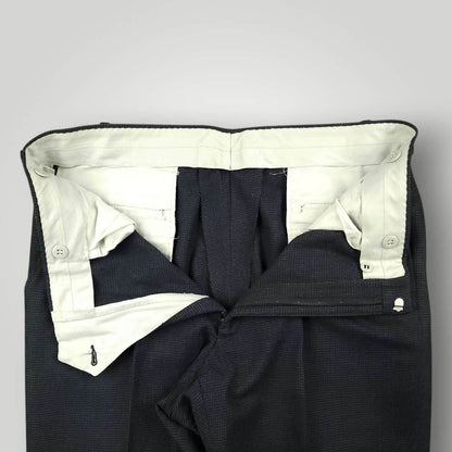 Vintage Brooks Brothers Brooksgate Wool 2 PC Wide Lapel Micro Dot Suit 44R/35S