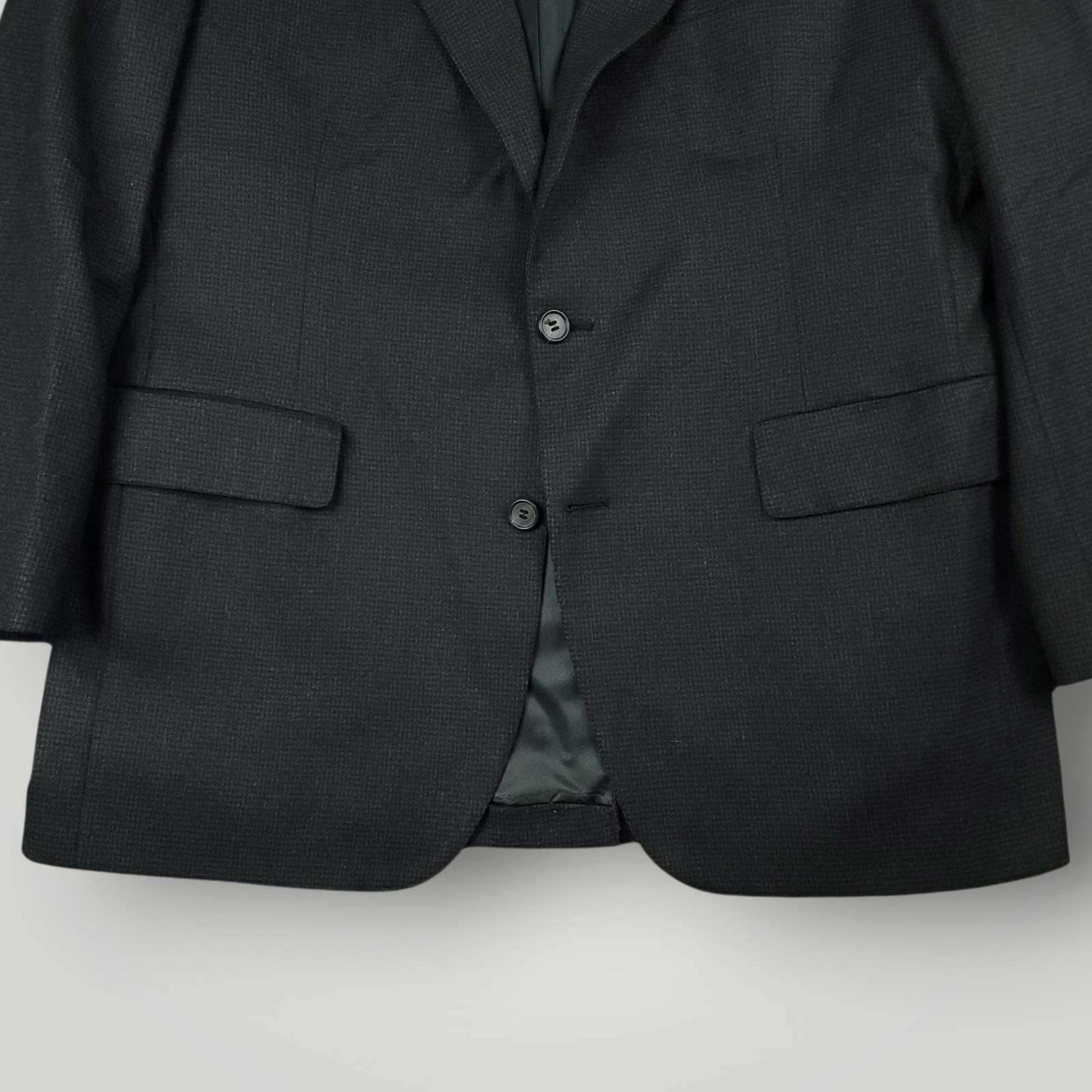 Vintage Brooks Brothers Brooksgate Wool 2 PC Wide Lapel Micro Dot Suit 44R/35S
