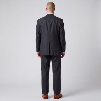 Vintage Brooks Brothers Brooksgate Wool 2 PC Wide Lapel Micro Dot Suit 44R/35S