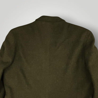 Vintage 90s Relaxed Fit Brushed Marled Wool Blend Sack Jacket 38R