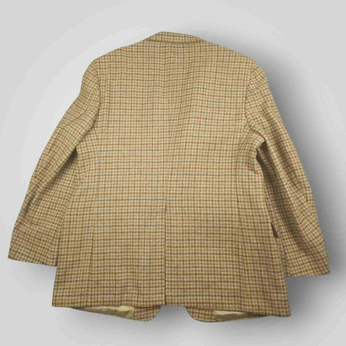 Vintage 60s Gun Club Check Wide Lapel Wool Classic Fit Tweed Jacket 42R