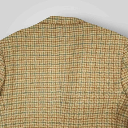 Vintage 60s Gun Club Check Wide Lapel Wool Classic Fit Tweed Jacket 42R