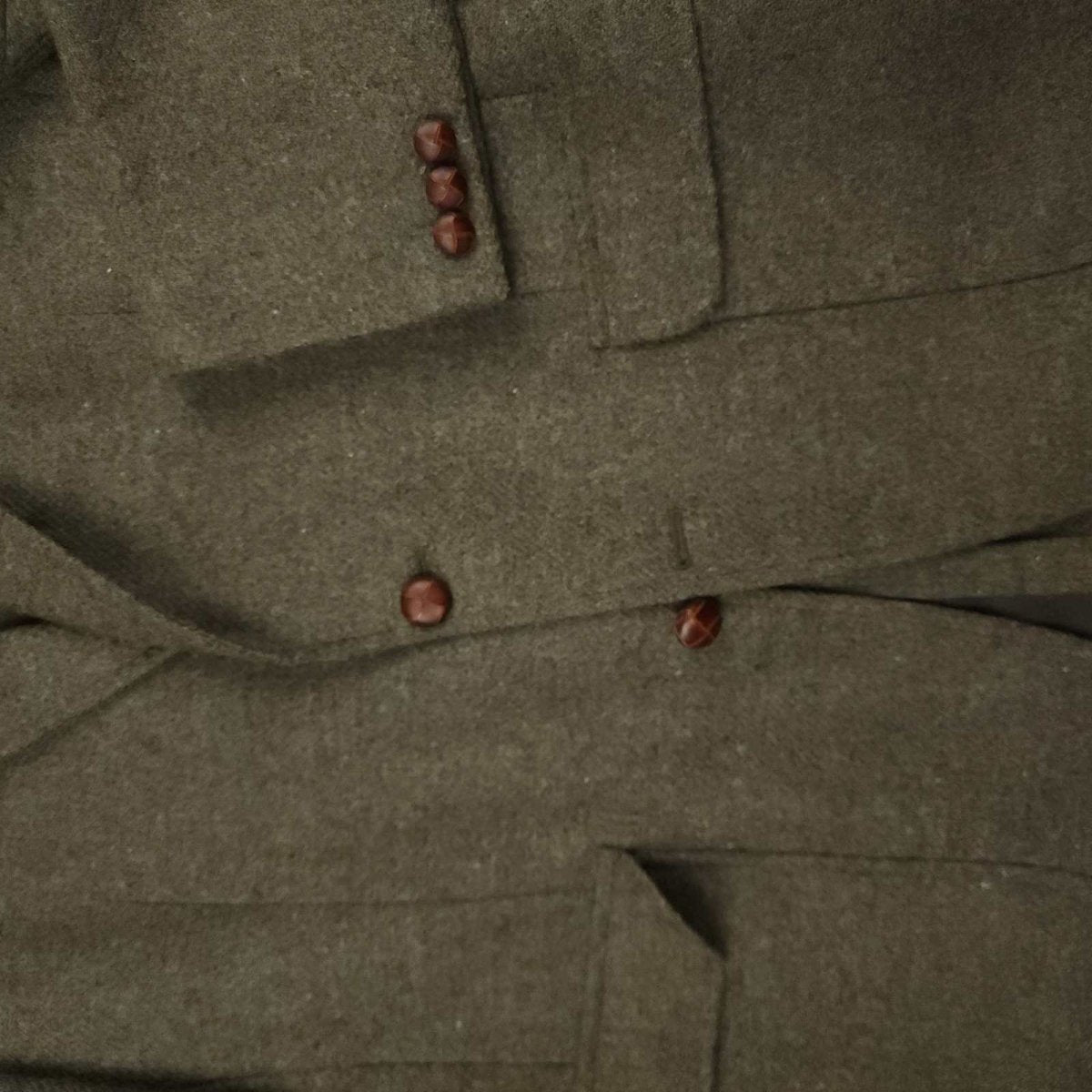 Vintage 80s Marled Wool Patch Pocket Tweed Sport Coat Jacket 38R/L