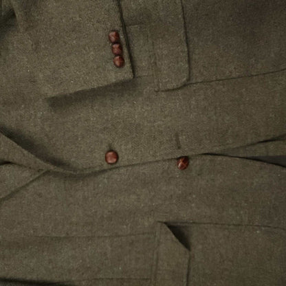 Vintage 80s Marled Wool Patch Pocket Tweed Sport Coat Jacket 38R/L