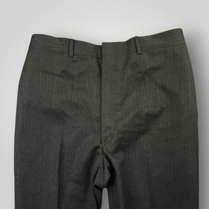 Vintage 80s Mens 2 Pc Tropical Wool Pinstripe Suit 42R/31R