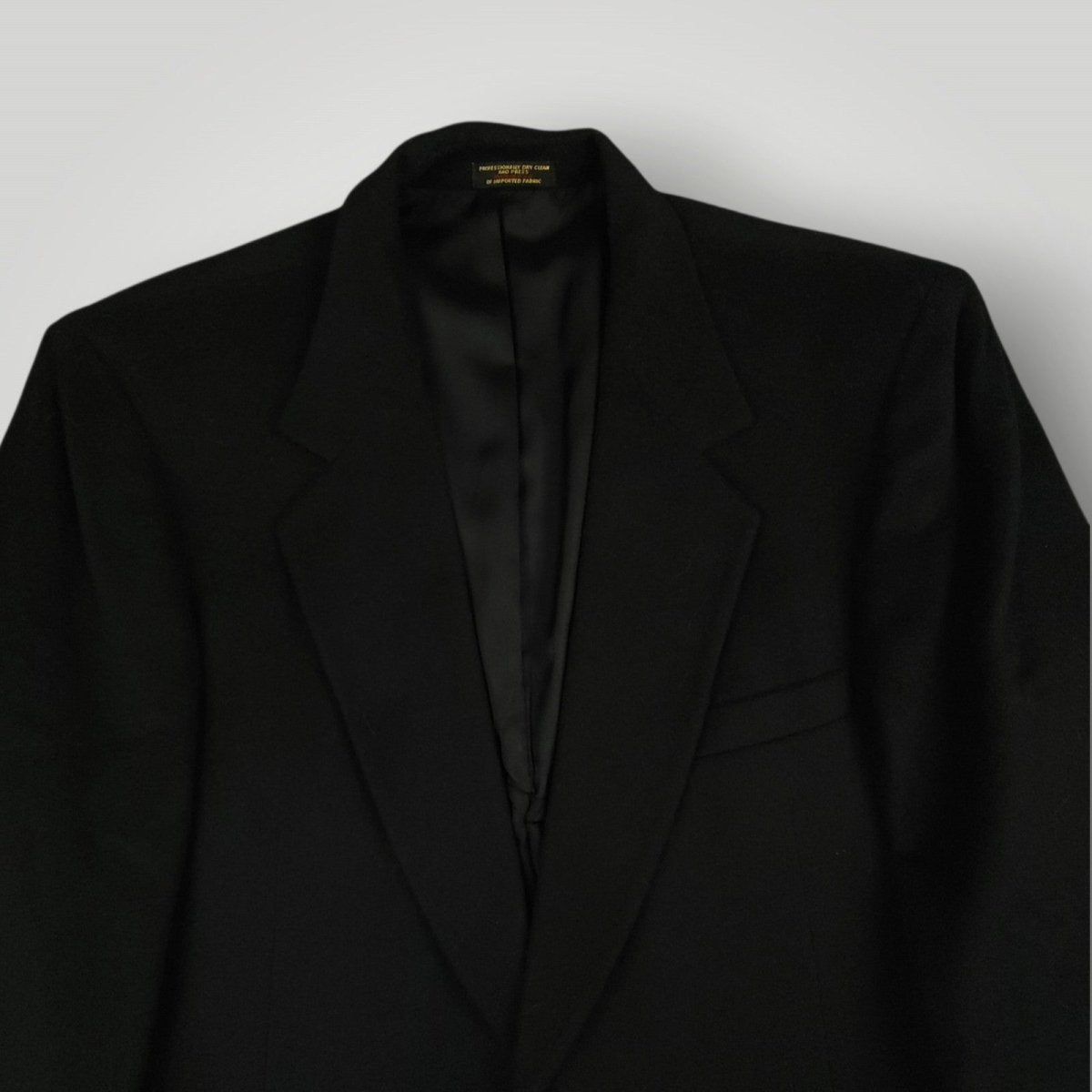 Vintage 80s Slim Fit Brushed Cashmere Wool Blend Sport Coat 42S