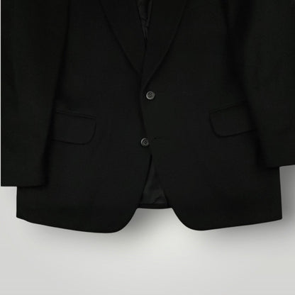 Vintage 80s Slim Fit Brushed Cashmere Wool Blend Sport Coat 42S