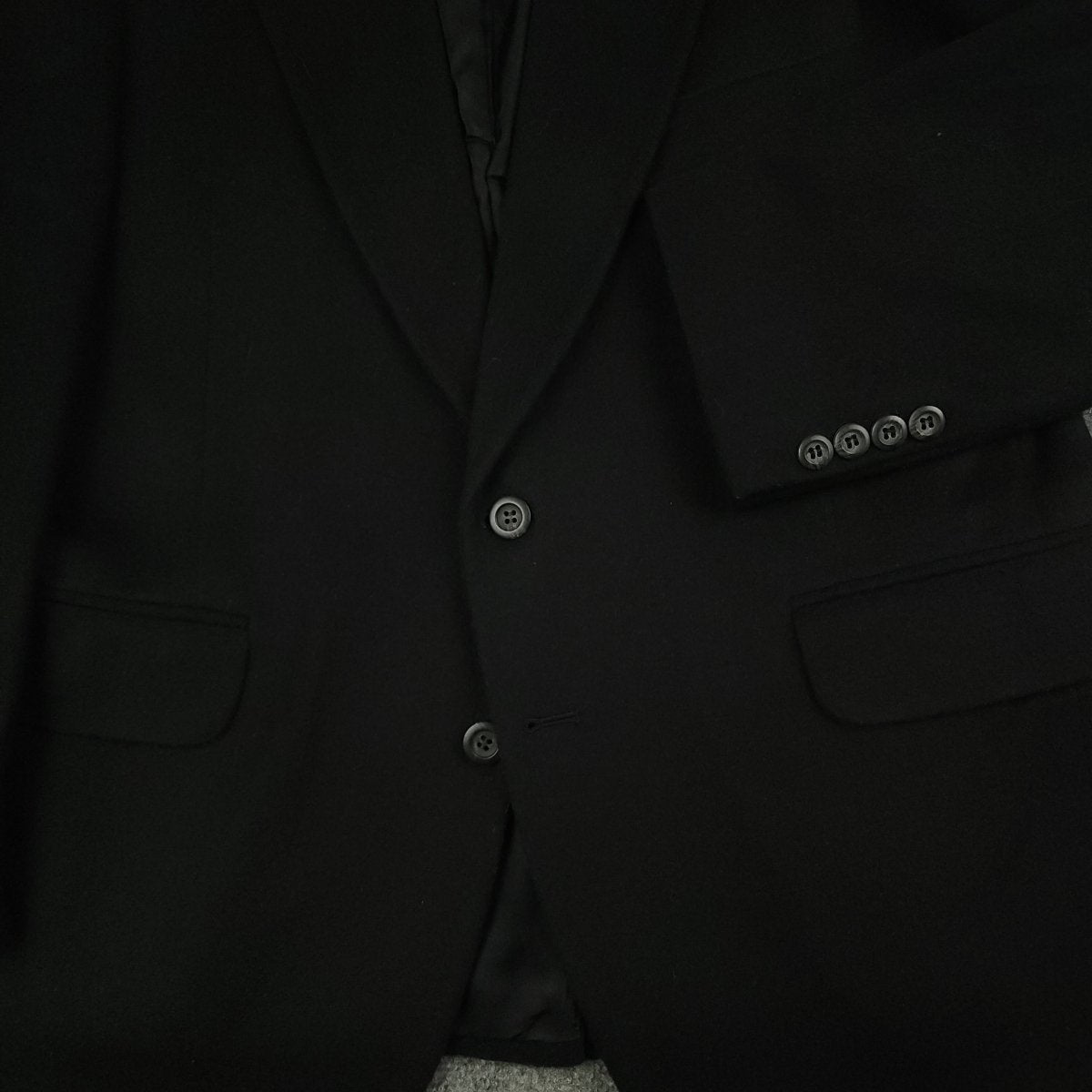 Vintage 80s Slim Fit Brushed Cashmere Wool Blend Sport Coat 42S