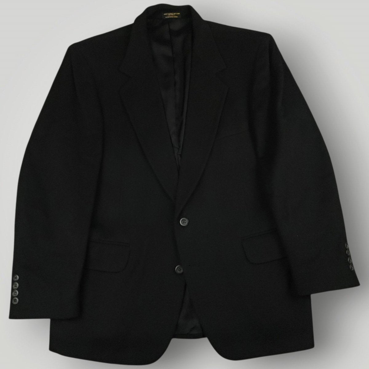 Vintage 80s Slim Fit Brushed Cashmere Wool Blend Sport Coat 42S