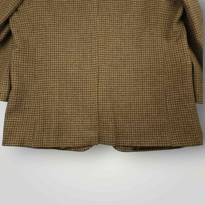 Vintage 80s Slim Fit Wool Gun Club Check Sport Coat 48R/S