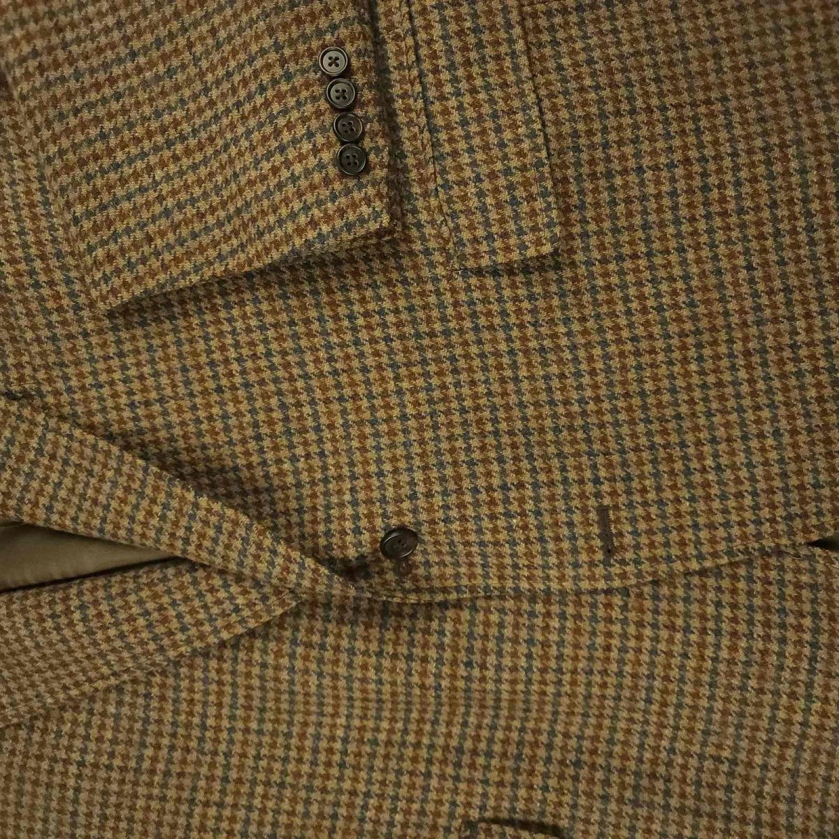 Vintage 80s Slim Fit Wool Gun Club Check Sport Coat 48R/S