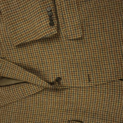 Vintage 80s Slim Fit Wool Gun Club Check Sport Coat 48R/S