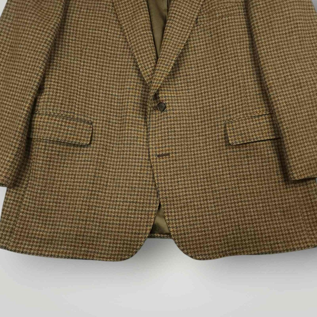 Vintage 80s Slim Fit Wool Gun Club Check Sport Coat 48R/S
