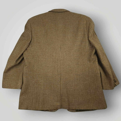 Vintage 80s Slim Fit Wool Gun Club Check Sport Coat 48R/S